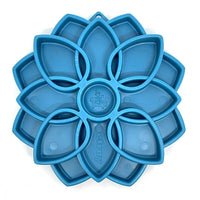 Interactive Slow Feeder Dog Bowl with Mandala Design