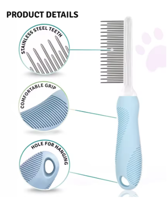 Pet Grooming Needle Comb for Cleaning Fur