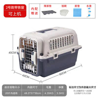 Portable Pet Airline Carrier for Dogs and Cats