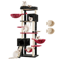 Gothic Cat Tower 70.8 Inches Multi-Level