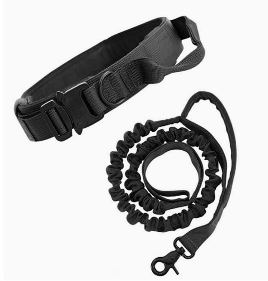 Tactical Nylon Dog Collar for Large Breeds