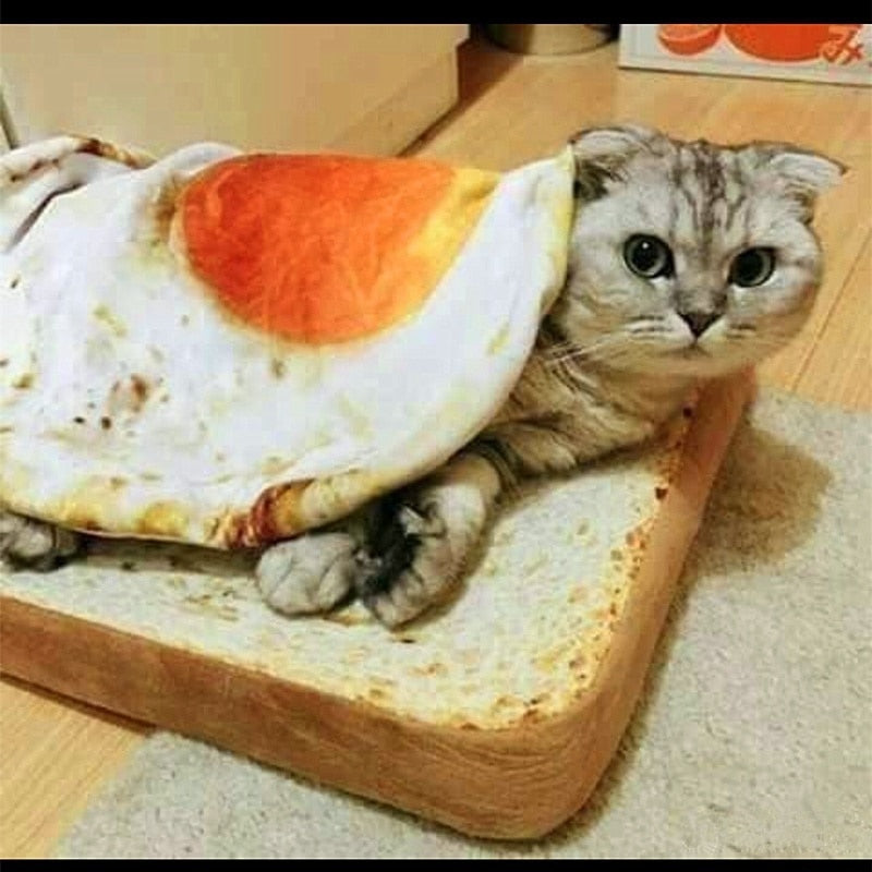 Egg-shaped Blanket and Cushion Set