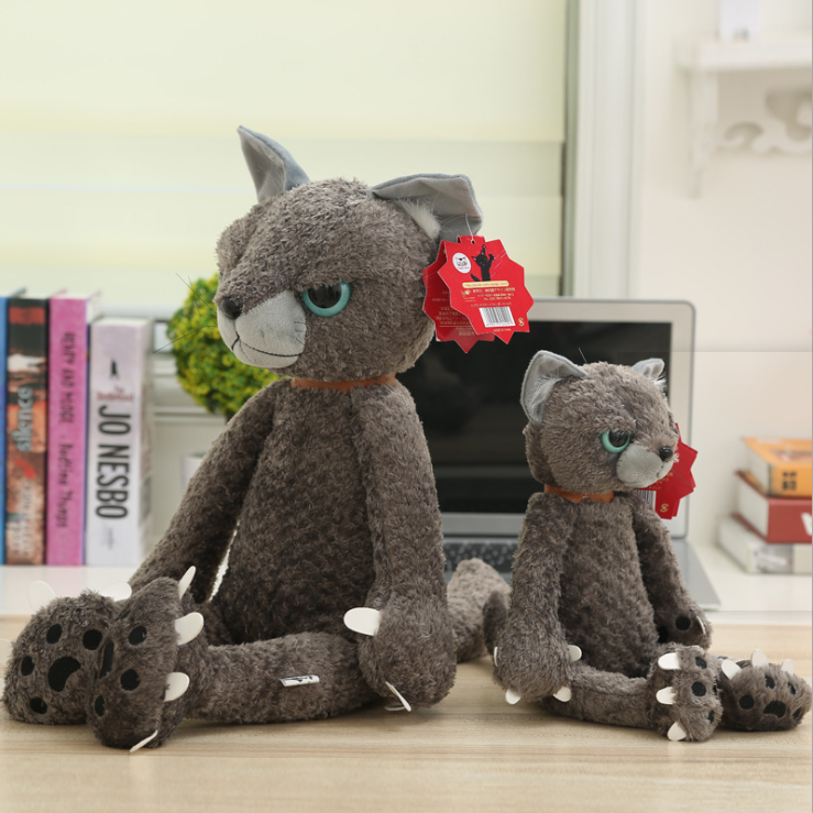 Cute Plush Cat Doll - Adorable Cat Figure