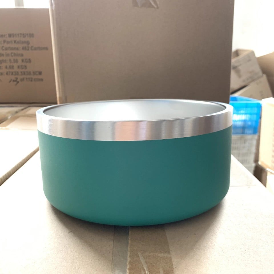 Upright Stainless Steel Dog Bowl