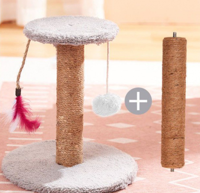 Durable Vertical Sisal Cat Scratching Post Toy
