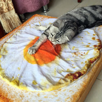 Egg-shaped Blanket and Cushion Set