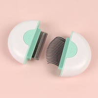 Dual-Function Long Hair Pet Comb and De-Shedding Tool