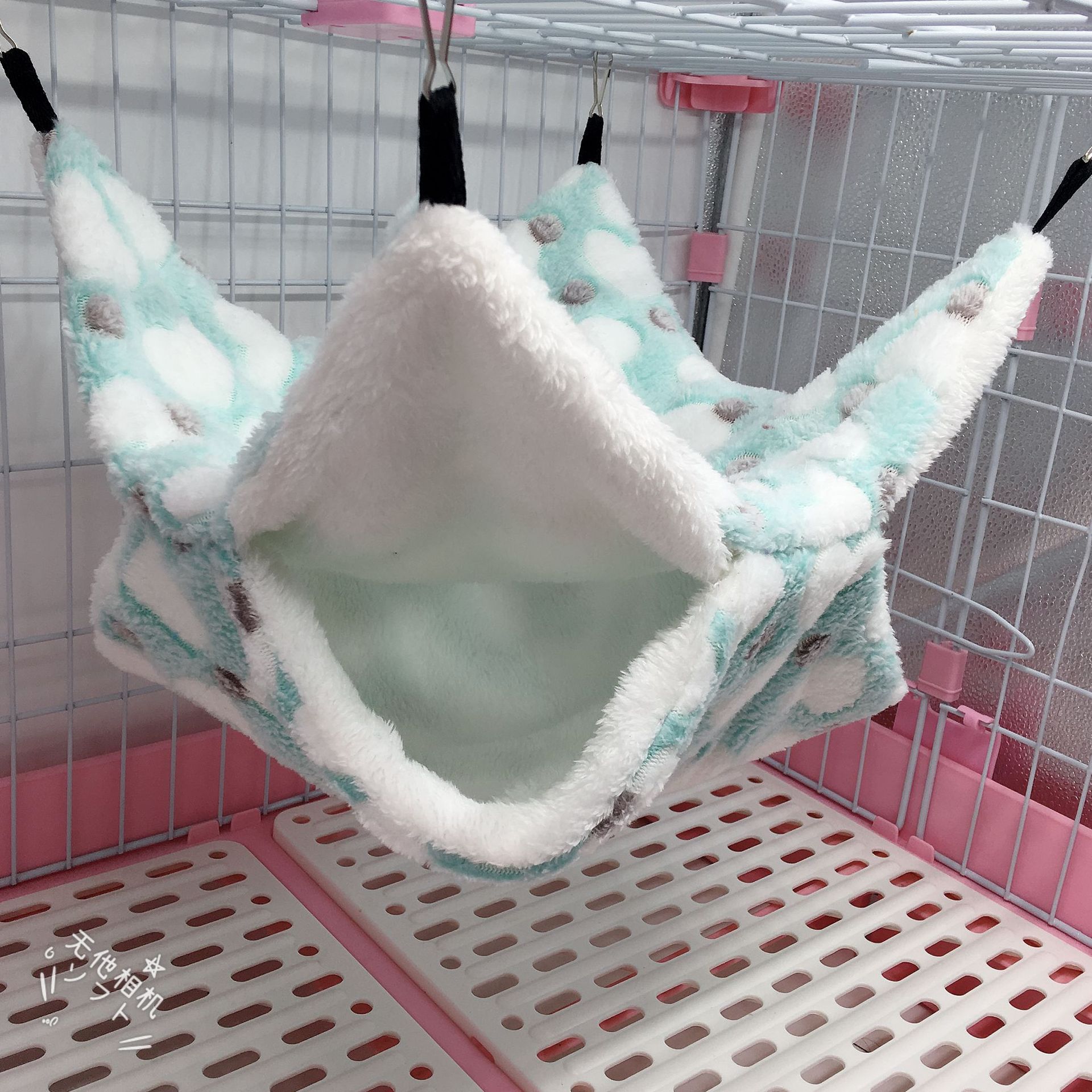 Warm Double Mezzanine Hammock for Small Pets