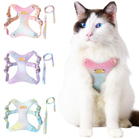 Adjustable Waterproof Leather Pet Harness