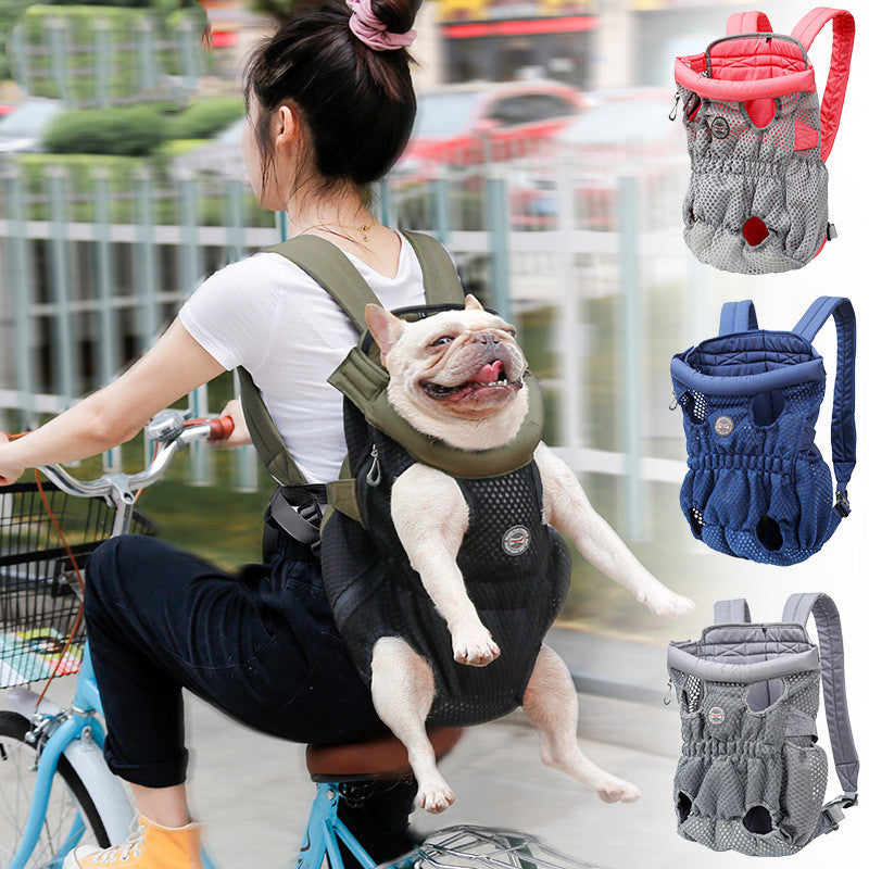 Pet Backpack for Dogs and Cats - Breathable Mesh Design