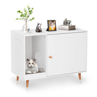 Wooden Cat Washroom Furniture with Hidden Litterbox