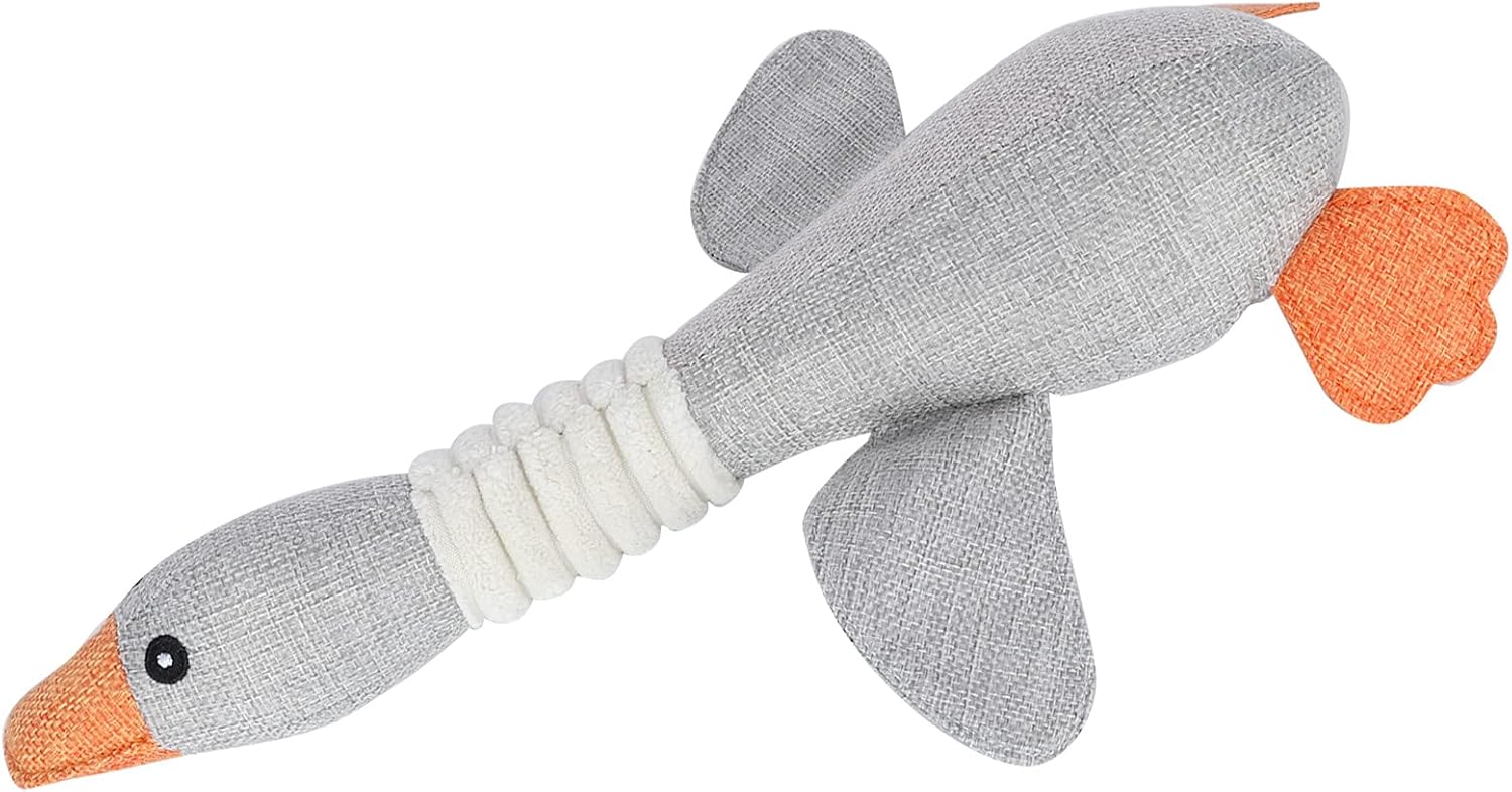 Pet Sounding Toys for Dogs - Linen Wild Goose Design