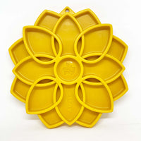 Interactive Slow Feeder Dog Bowl with Mandala Design