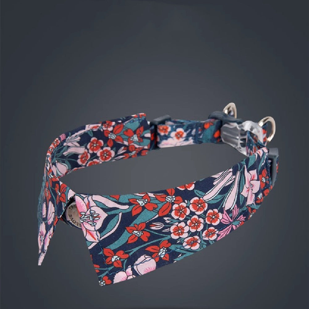 Fashionable Dog Collar with Bow Tie Accessory
