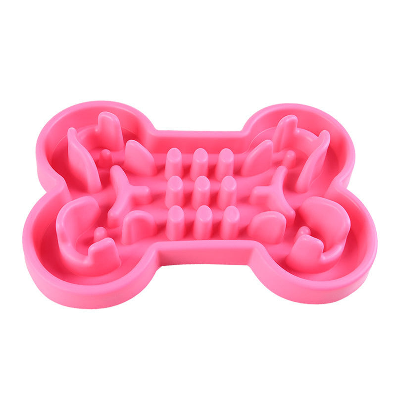 Slow Feed Dog Bowl with Color Box - Healthy and Fun