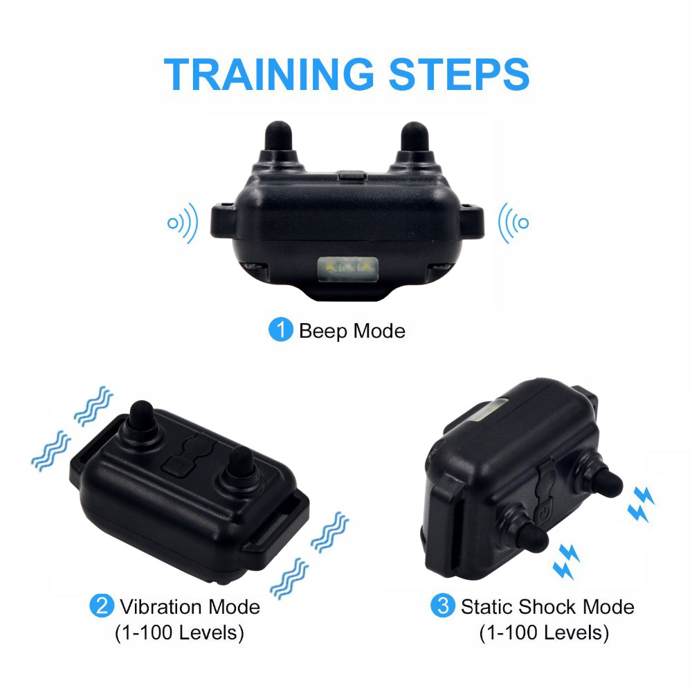 Dog Training Collar with Remote and Bark Control