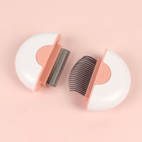 Dual-Function Long Hair Pet Comb and De-Shedding Tool