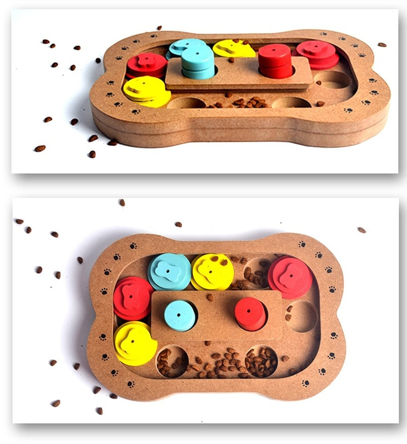 Interactive Dog Toy - Multifunctional Bone Print Design