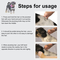 Stainless Steel Brush for Dog Cleaning with Wooden Handle