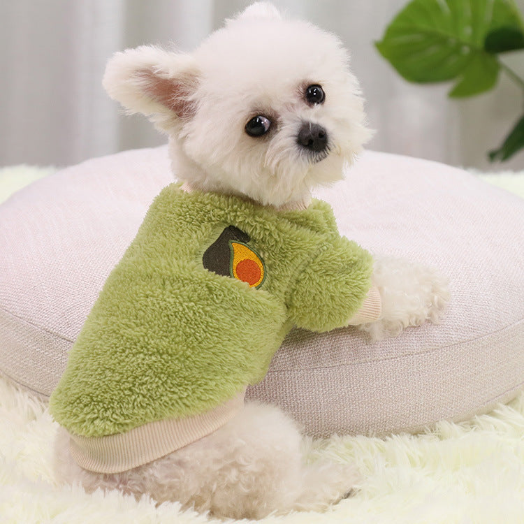 Warm Two-Legged Dog Outfit for New Year's Celebration