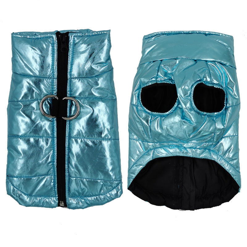 Waterproof Dog Jacket with Cotton Vest Design