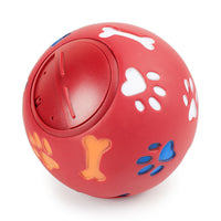 Bite-Resistant Spherical Milky Rubber Pet Toy Ball