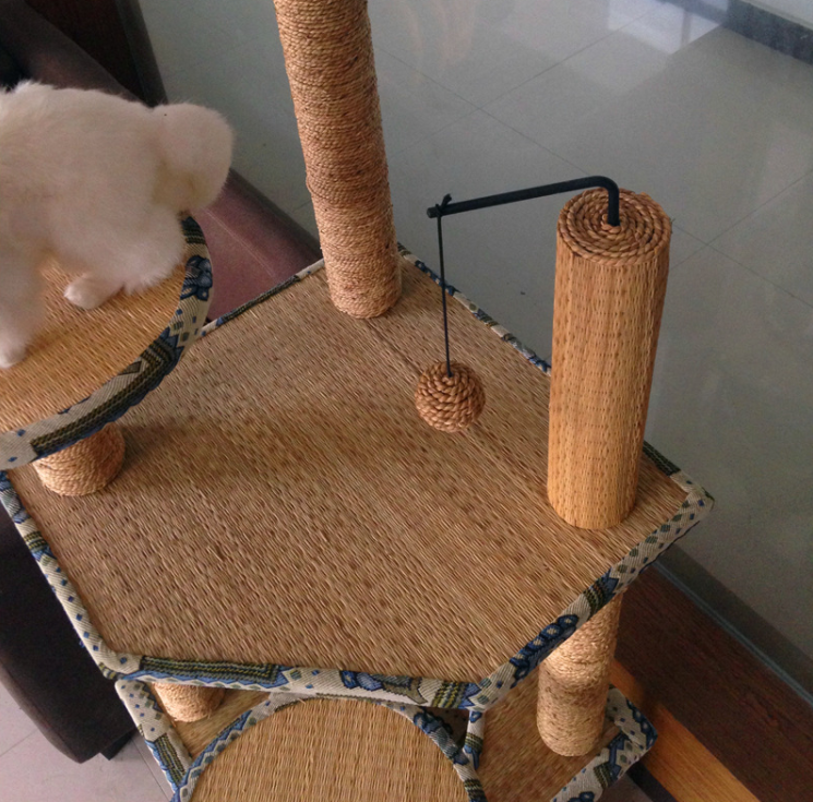 MOMOPET Cat Scratching Board and Large Cat Tree