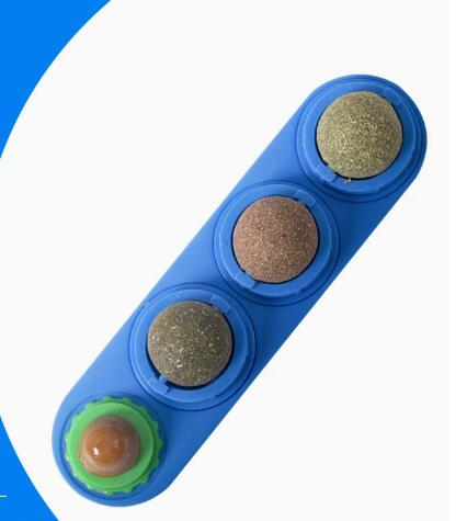 4 Pack Catnip Silvervine Balls for Cats (One Set)