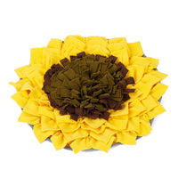 Sunflower Pet Snuffle Mat for Slow Feeding and Training