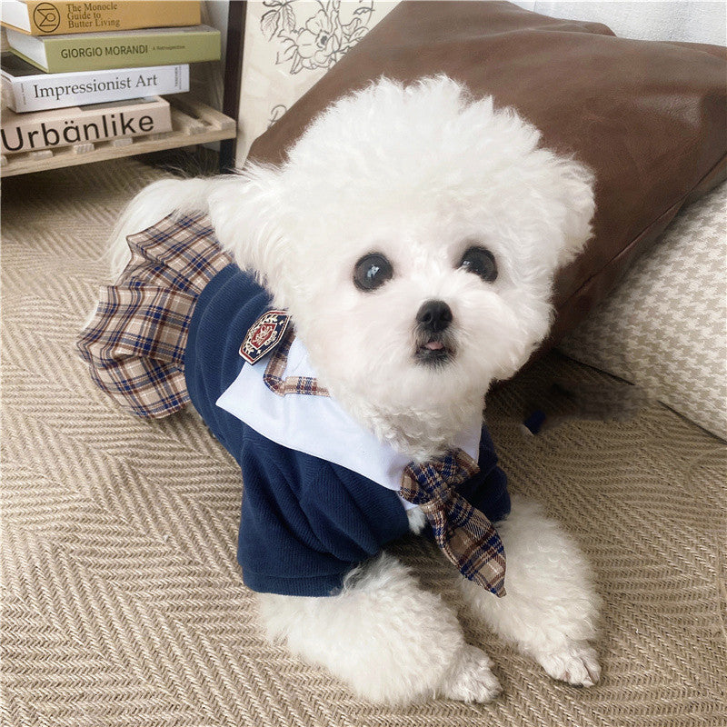 British Plaid Sweater for Pets - Spring Edition