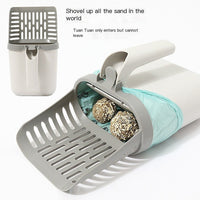 Large Capacity Litter Shovel and Waste Bin for Cats