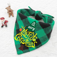 Double-layer Triangle Pet Scarf and Saliva Towel