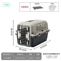 Portable Pet Airline Carrier for Dogs and Cats