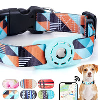 Airtag Pet Collar with Digital Print for Apple Airtag