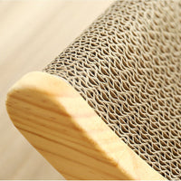 Wood Cat Scratching Board and Bed for Pets