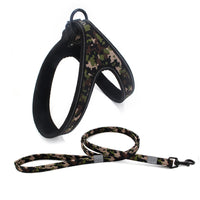 Reflective Pet Harness in Colorful Printed Oxford Fabric