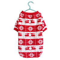 Winter Warm Padded Dog Sweater for Christmas