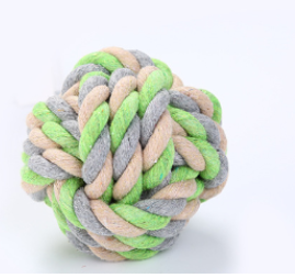 Stuffed Plush Squeaky Dog Chew Toy Ball (Single Piece)