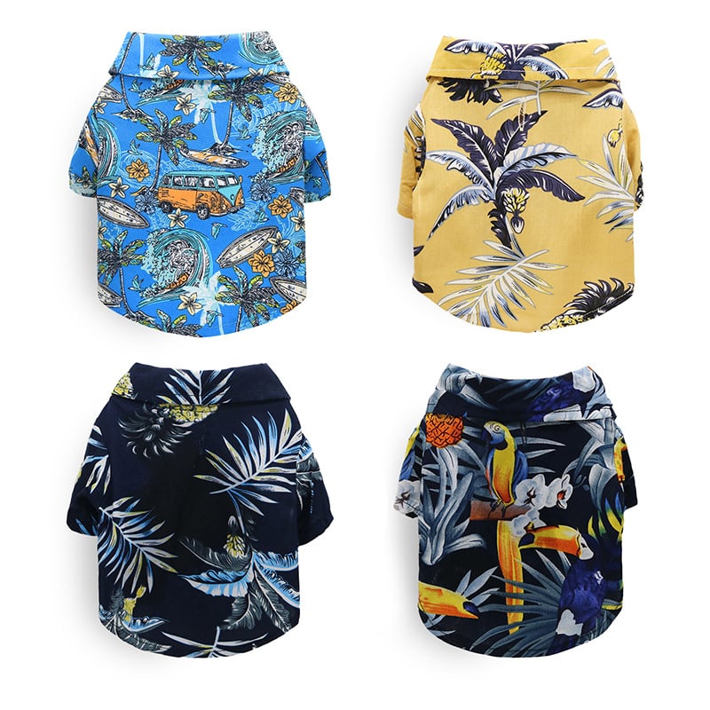 Hawaiian Style Pet Shirt for Cats and Dogs