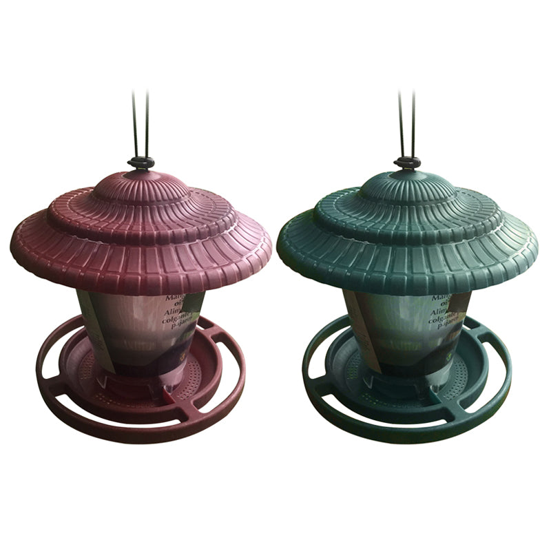 Transparent Hanging Bird Feeder for Indoor/Outdoor Use