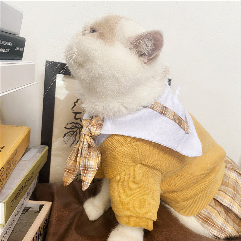 British Plaid Sweater for Pets - Spring Edition