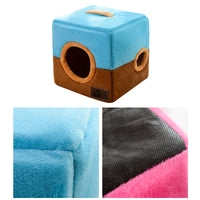Double Hole Pet Bed with Star Design for Cats