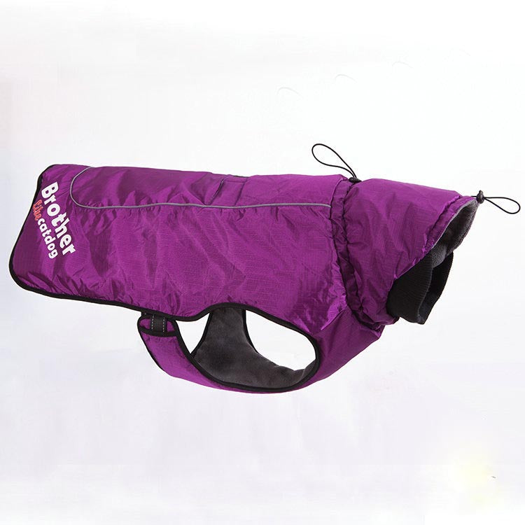 Waterproof Reflective Nylon Pet Clothing - Fashionable Style
