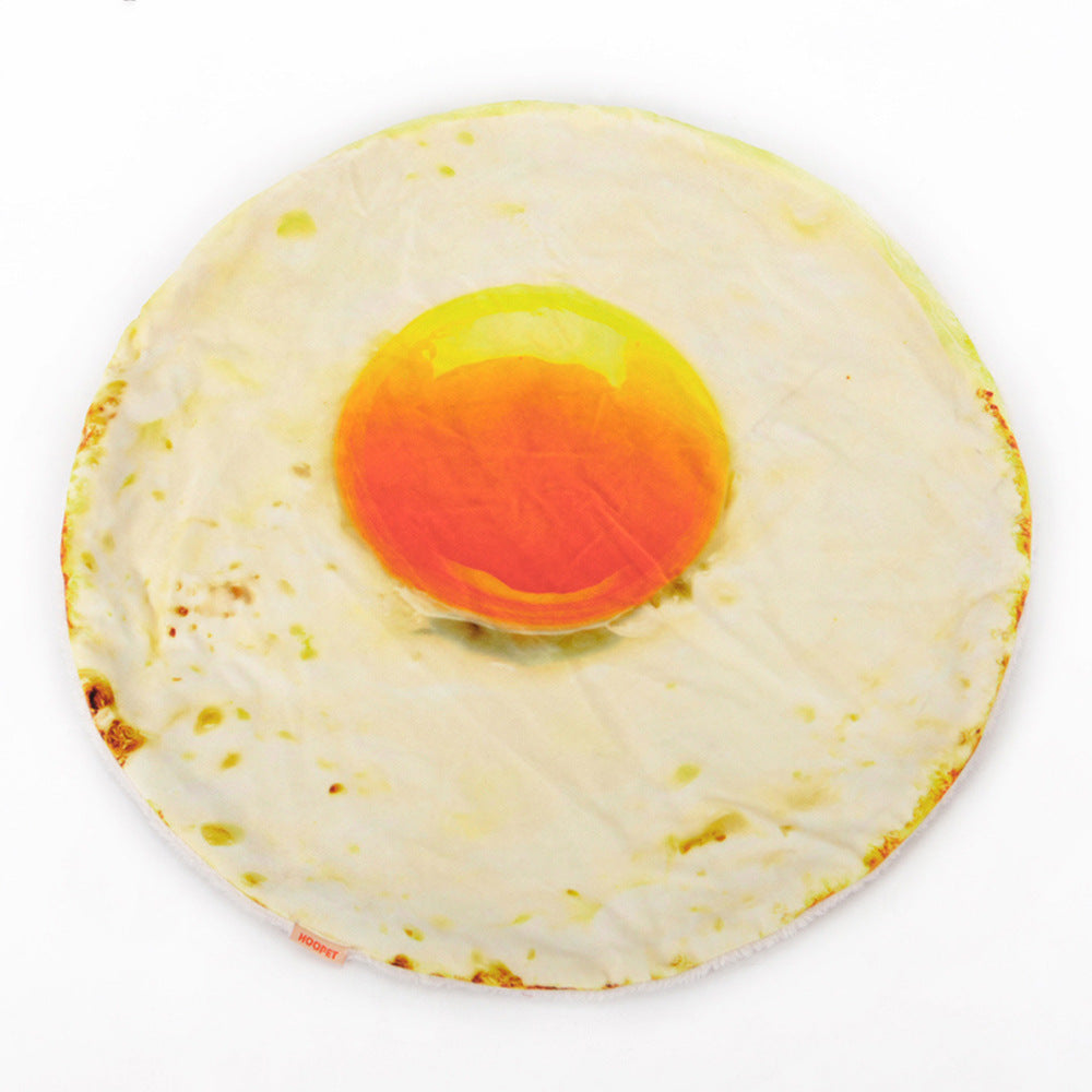 Egg-shaped Blanket and Cushion Set