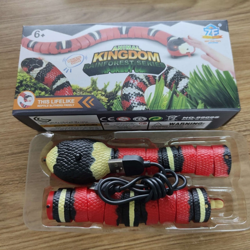 USB Charging Interactive Snake Toy for Cats