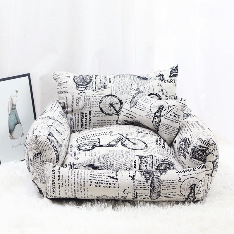 Canvas Pet Nest for Autumn and Winter Comfort