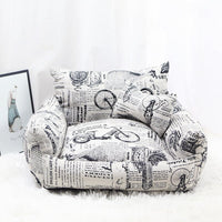 Canvas Pet Nest for Autumn and Winter Comfort