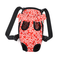 Breathable Portable Canvas Pet Chest Backpack