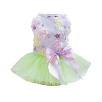 Candy Color Dog Dress, Princess Tulle Summer Outfit
