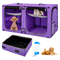 Portable Twin Compartment with Litterbox
